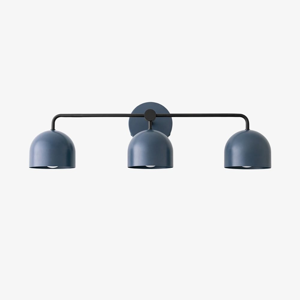 Metio Dome Farmhouse Vanity Wall Lamp - Colorful Dome Wall Sconce for Dressing Room K1596