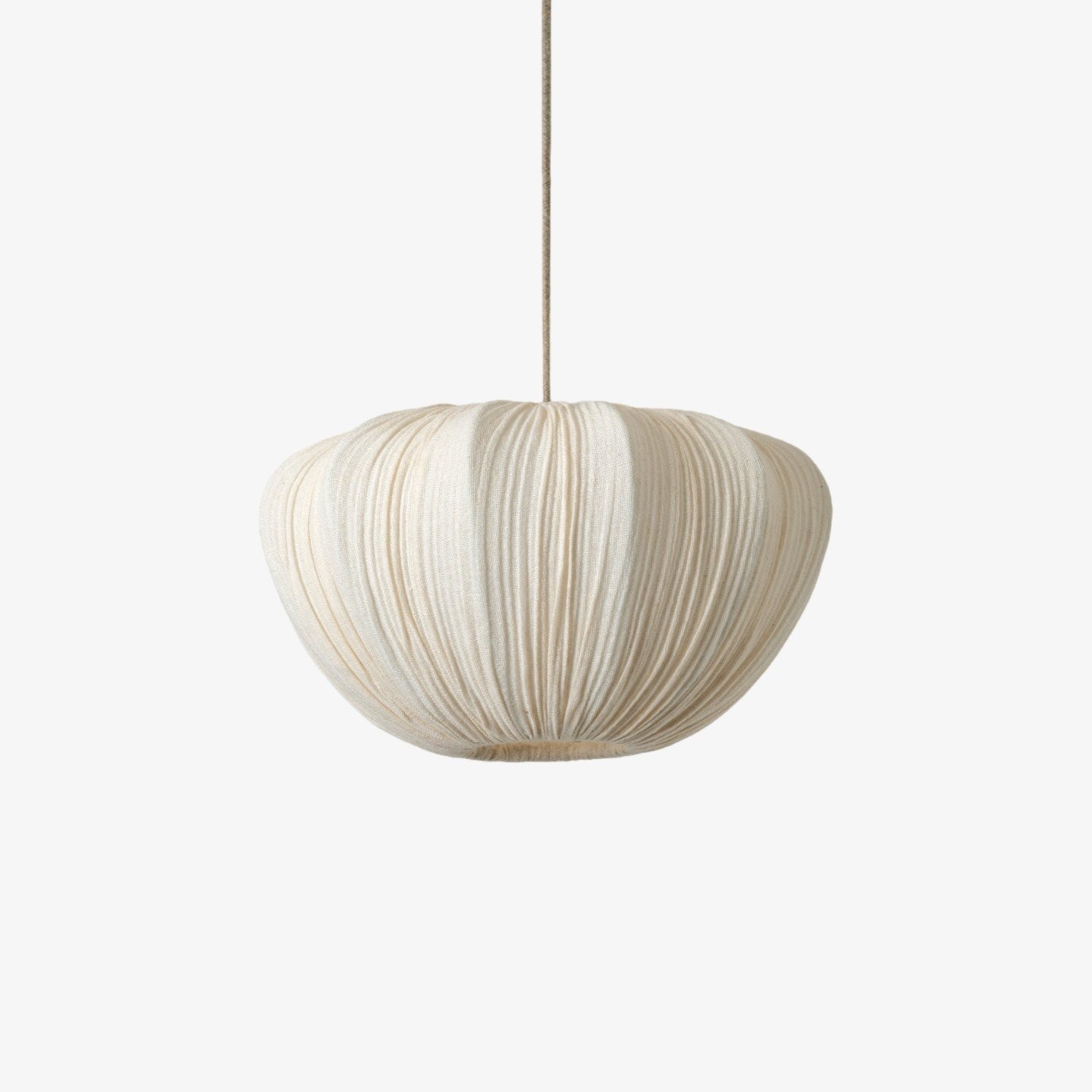 Linbron Linen Pendant Light - Soft Textile Finish Pendant Lamp for Home K2054