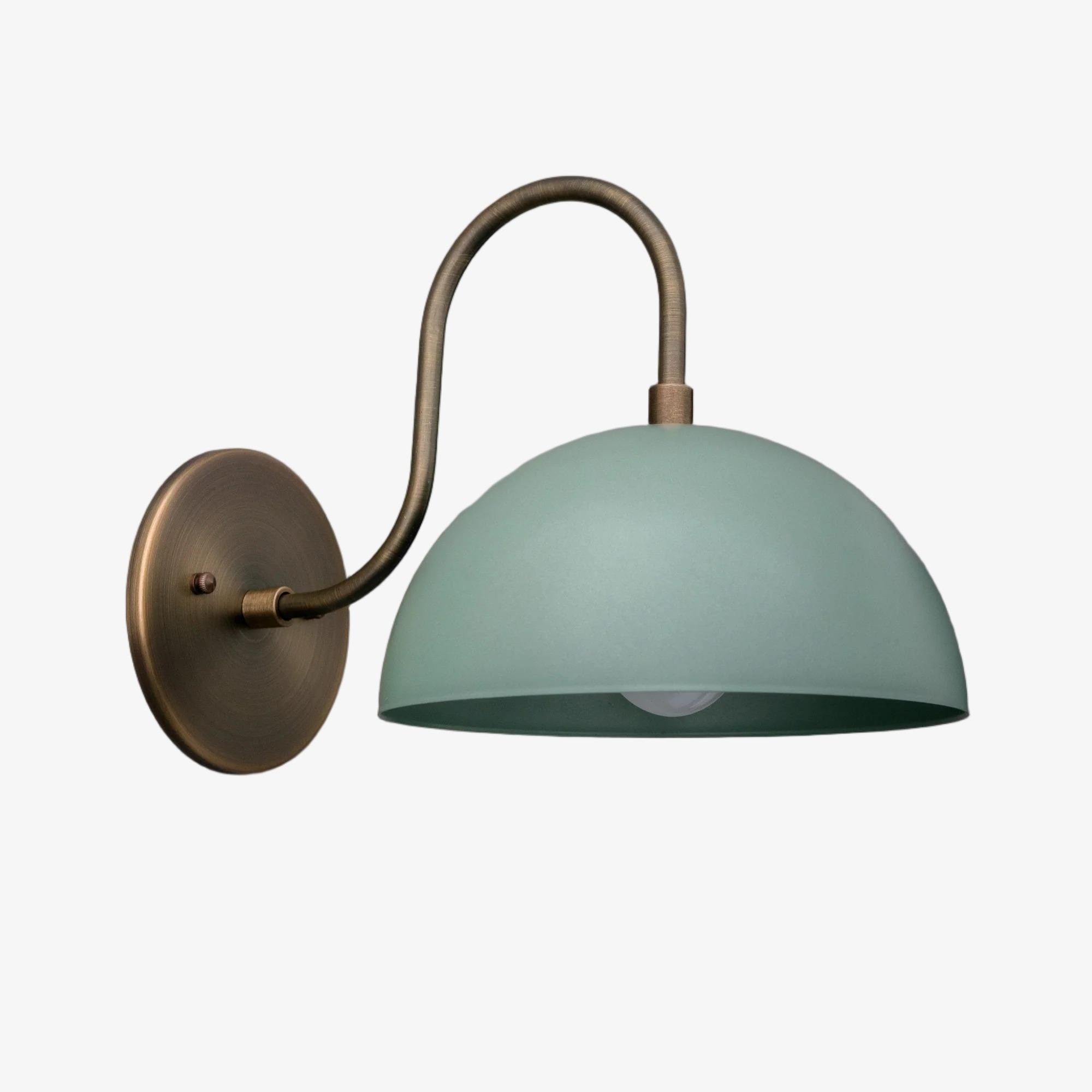 Curva Curved Dome Shade Wall Sconce – Mid-Century Modern Versatile Indoor Lighting K1542