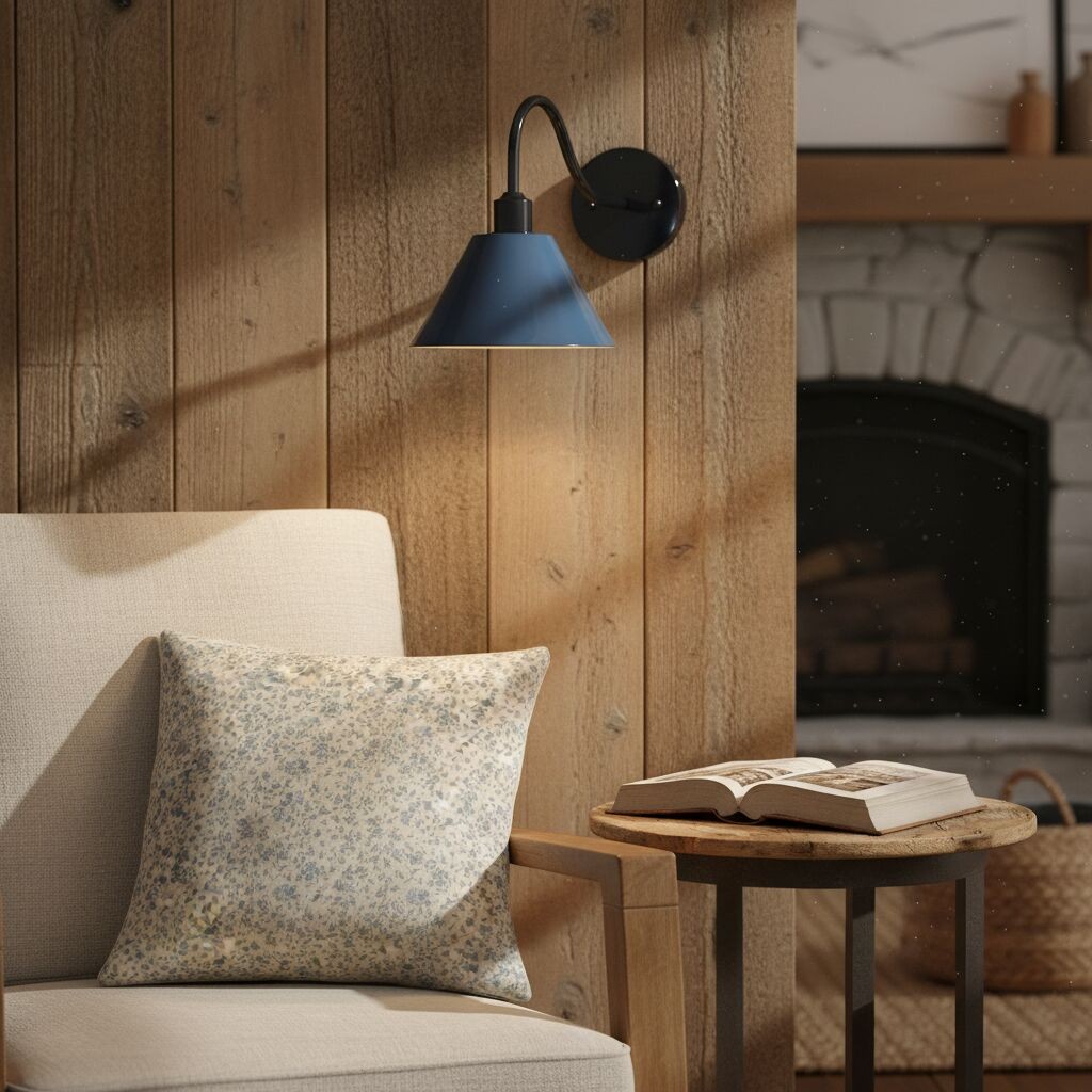 Narix Industrial Wall Sconce - Sleek Tapered Shape for Lounge and Dining Area K2120