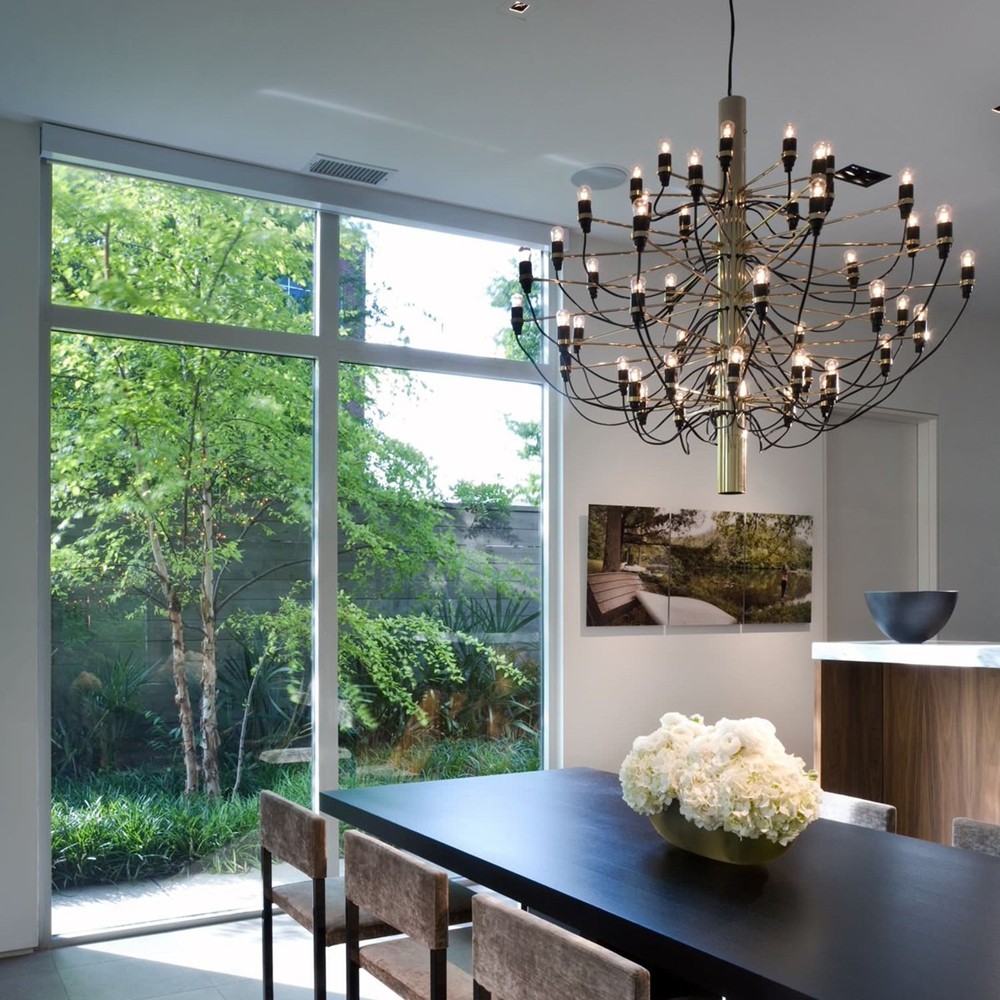 Modern 2097 Chandelier - Elegant Statement Lighting for Dining Areas