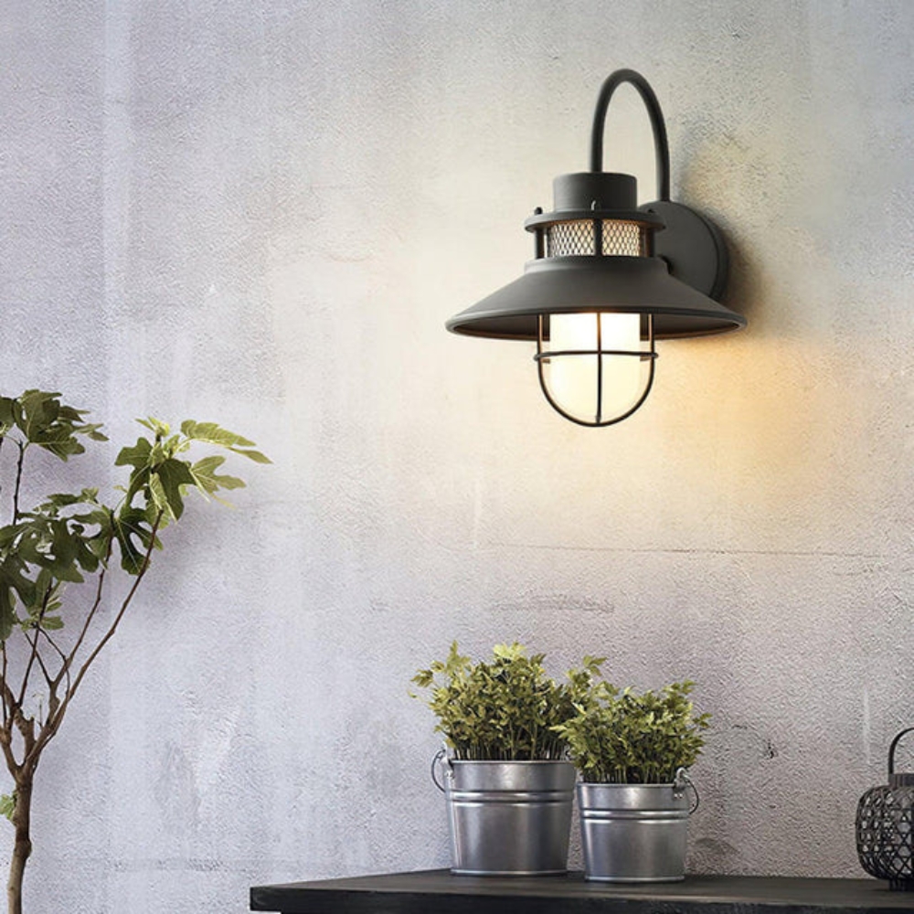Luminous Outdoor Torch Metal Outdoor Wall Lamp D807