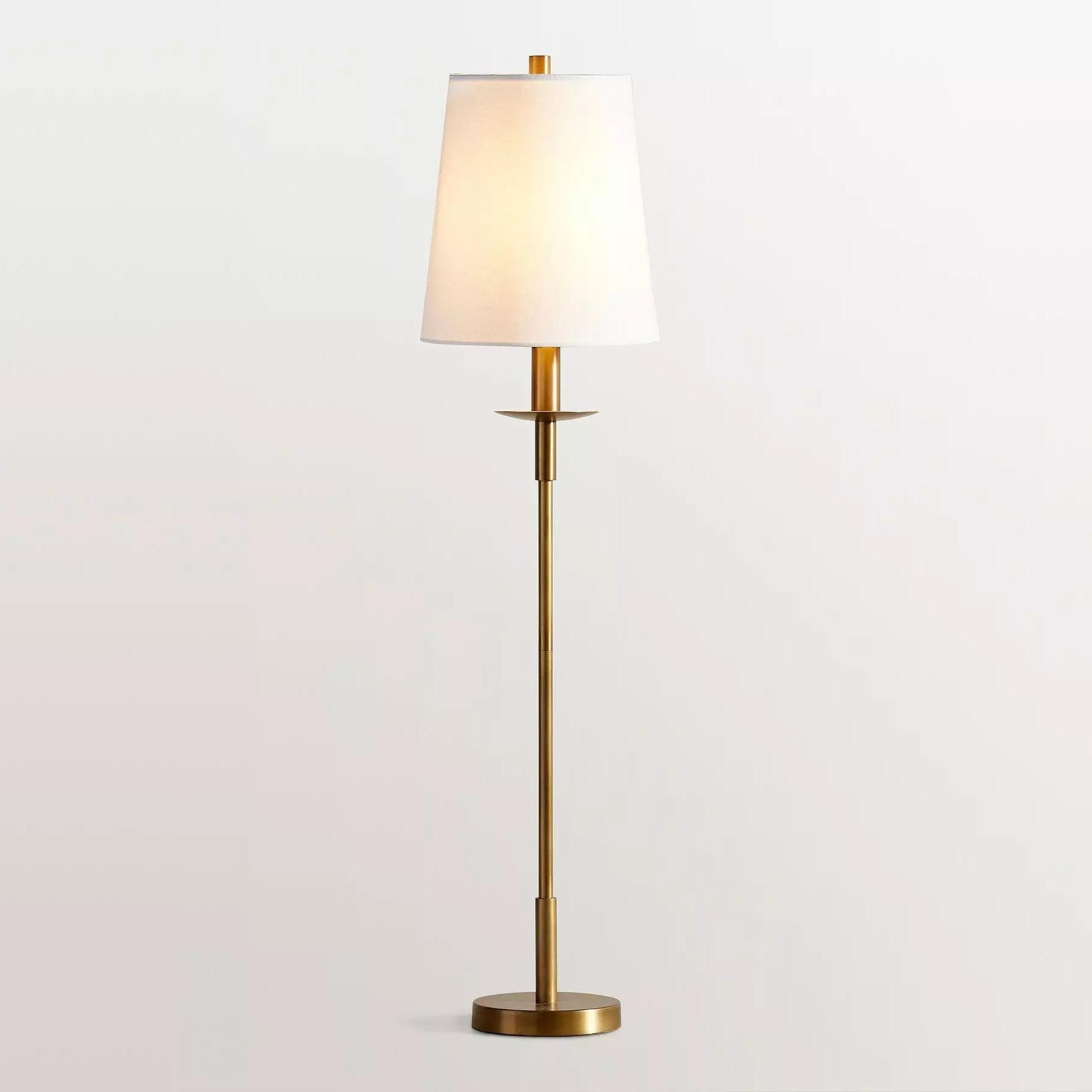 Rowan Contemporary Iron Table Lamp – Minimalist Bedside Lamp for Bedroom & Lounge K1350
