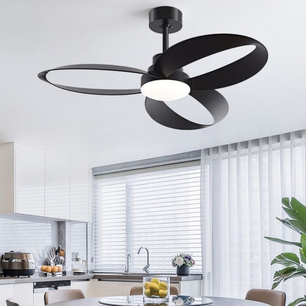 Modern Windmill Retro LED Ceiling Fan Light K1117