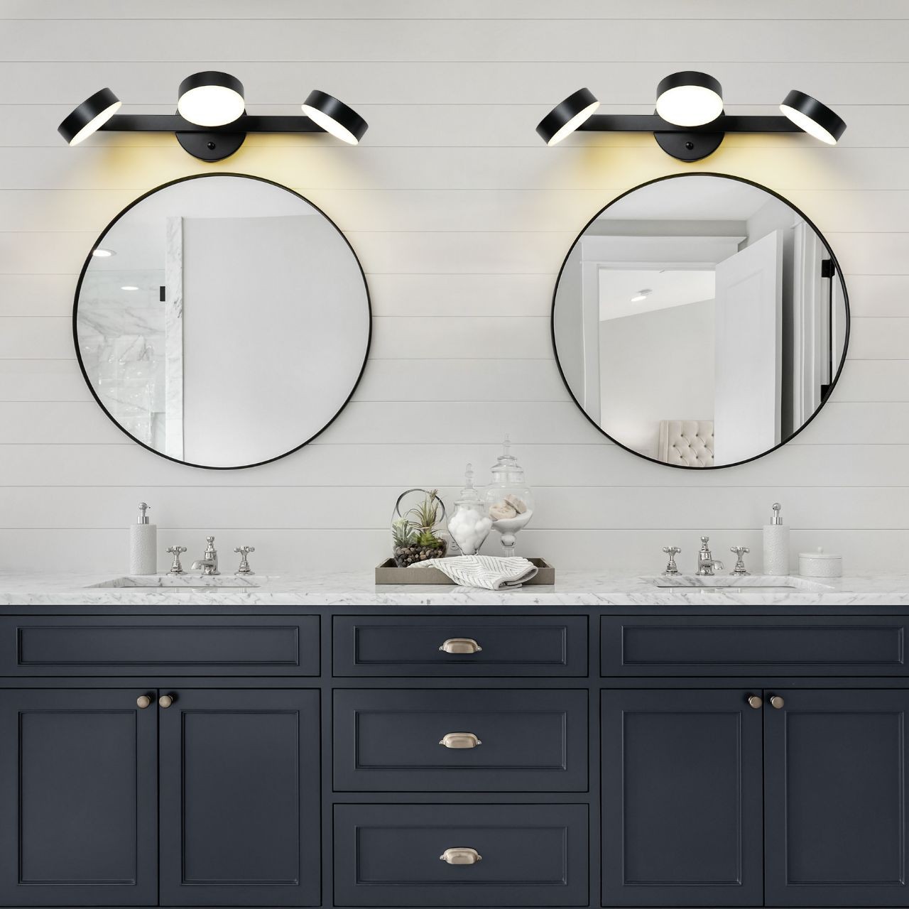 Modern Adjustable Multi Round Heads Bathroom Vanity Wall Light K117