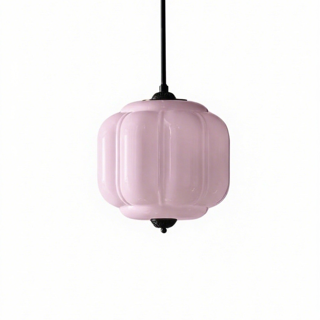 Retro Eloise Milk Glass Pendant Light For Kitchen K946