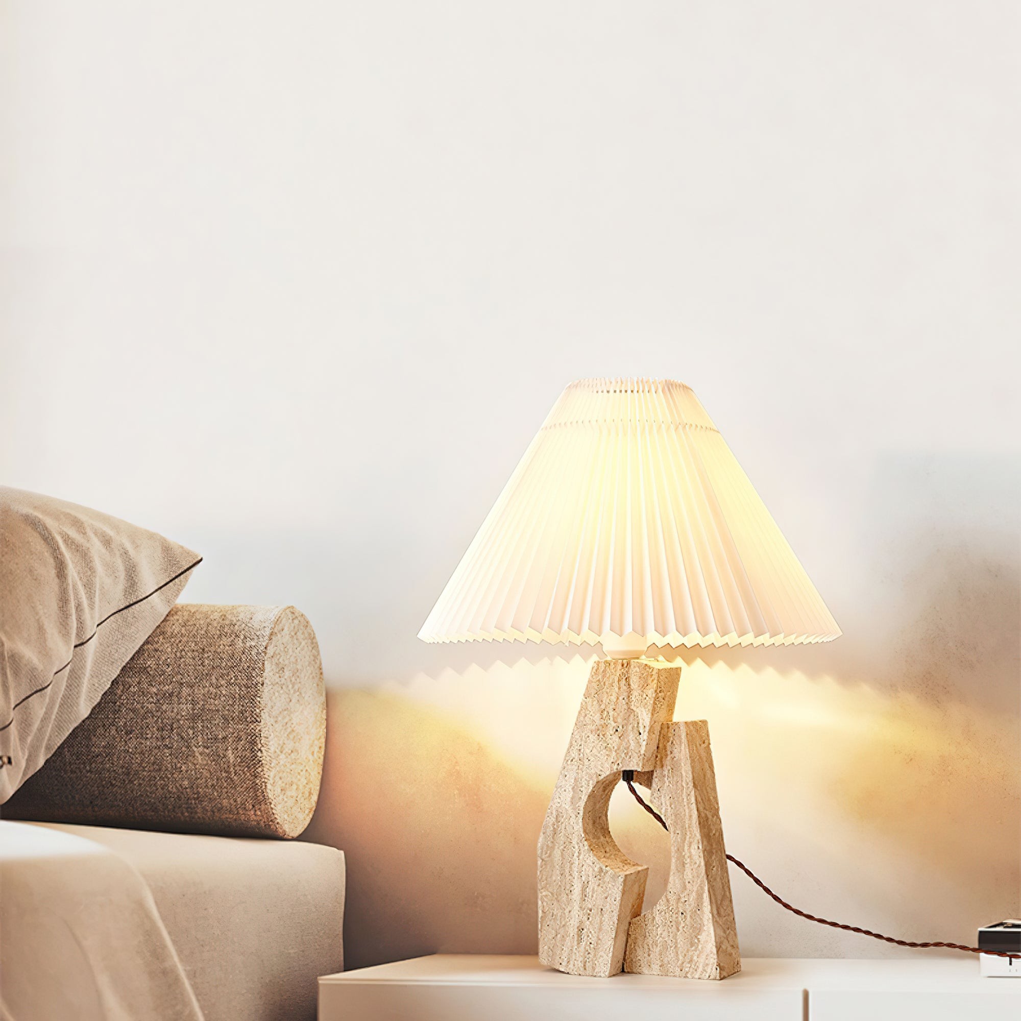 Modern Artistic Stone Pillar Table Lamp K879