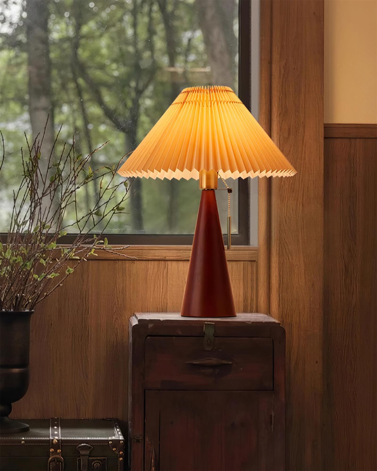 Fashion Vintage Wood Table Lamp K424