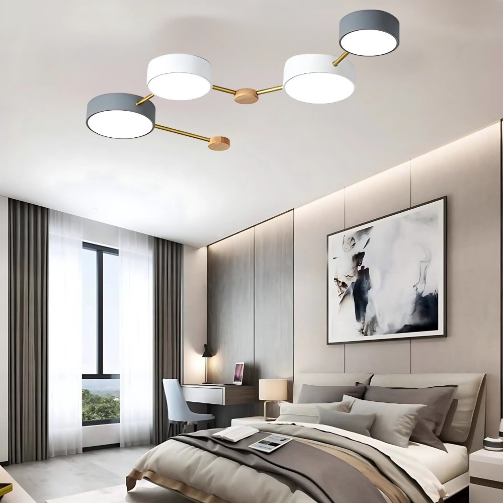 Modern Branch Circular Led Ceiling Lamp K933