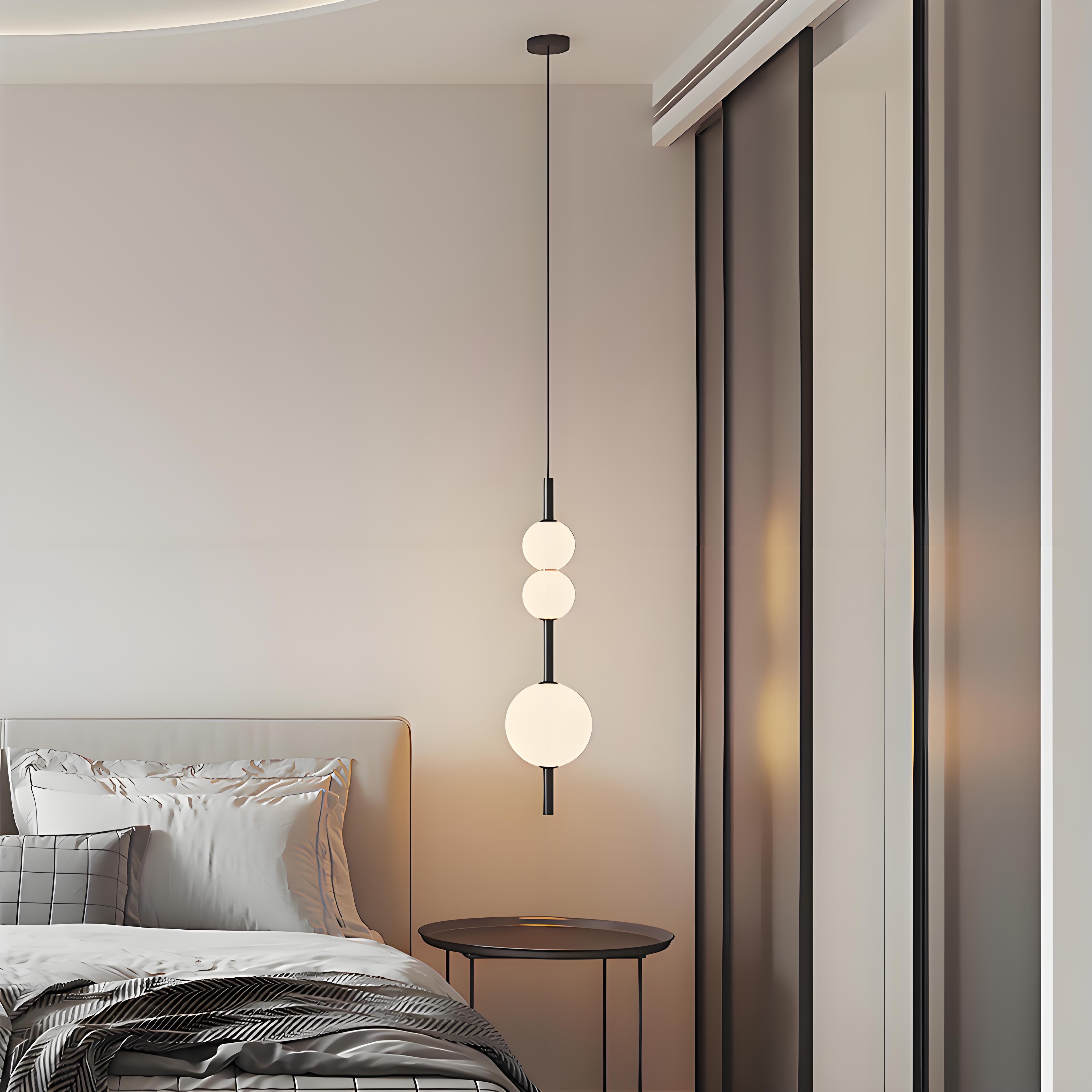 Linear Glass Pendant Light