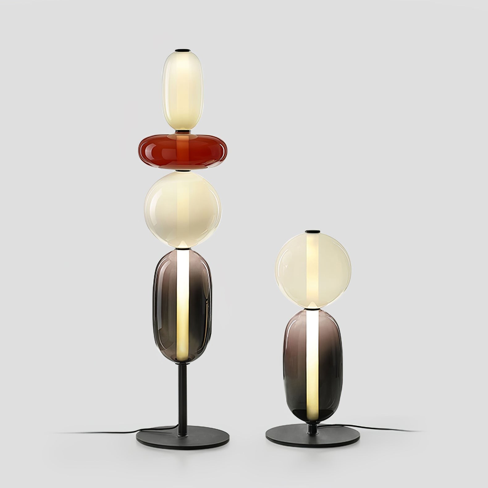 Nordic Creative Minimalist Luxury Glass Floor Light For Living Room K290