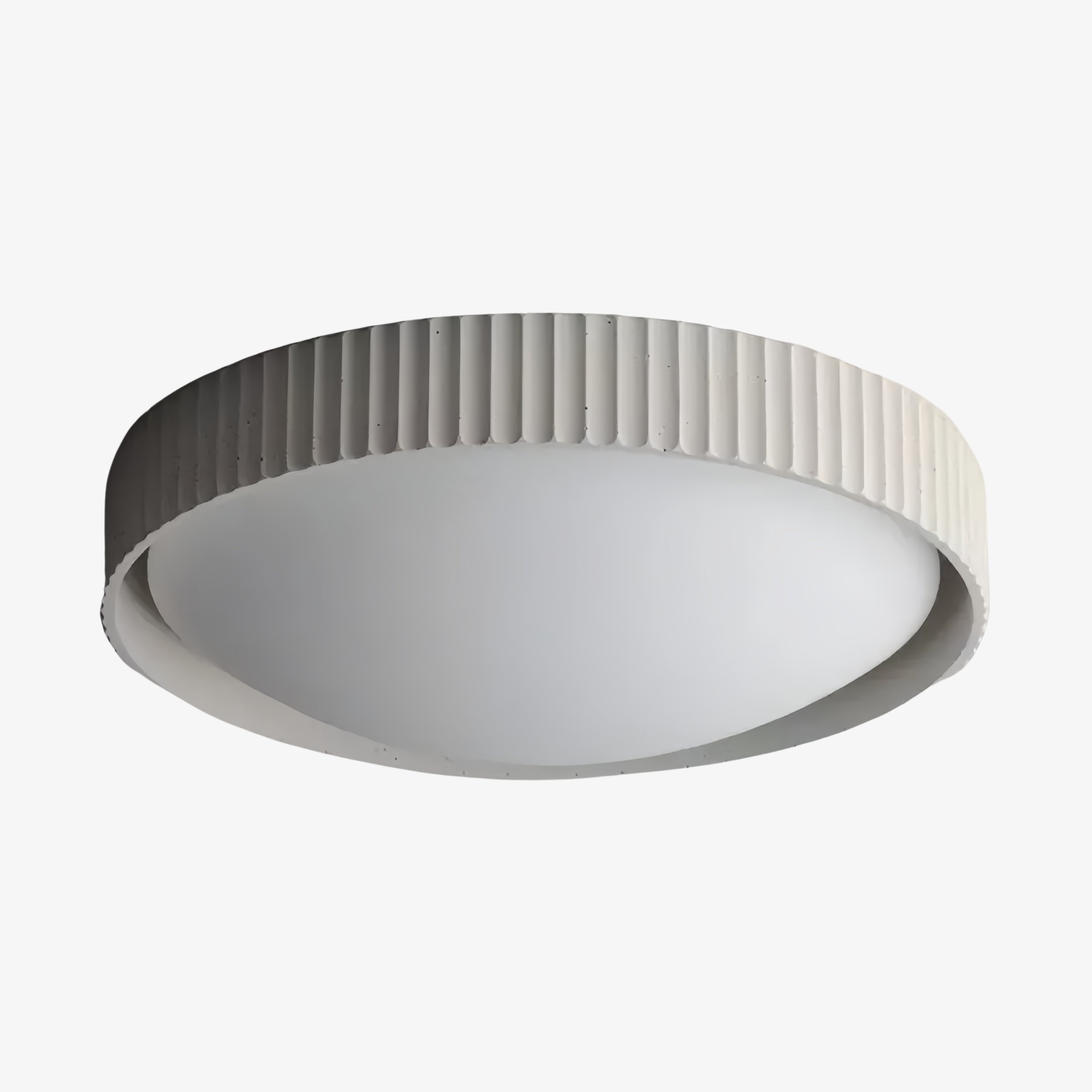 Acrion Modern Round Acrylic Flush Mount Ceiling Lamp - Minimalist Fixture for Living Room K2348