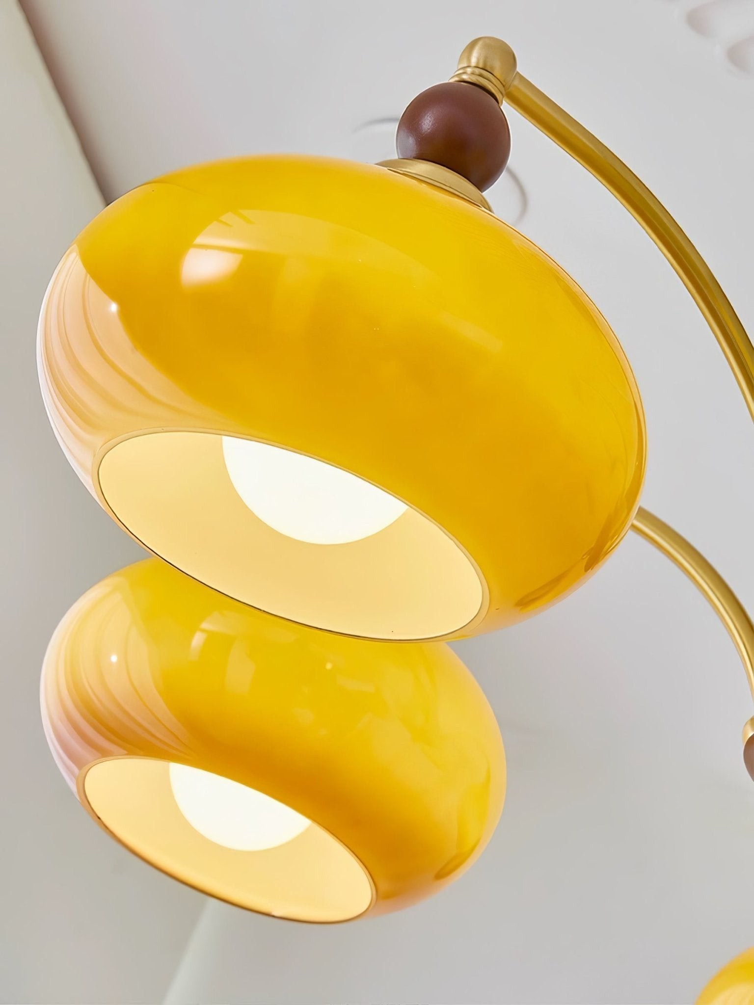 Vintage Multihead Persimmon Chandelier K623