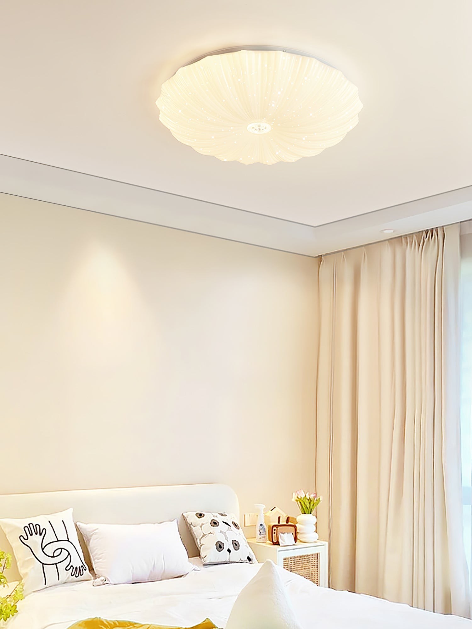 Acrylic Shell Round Ceiling Lamp K662