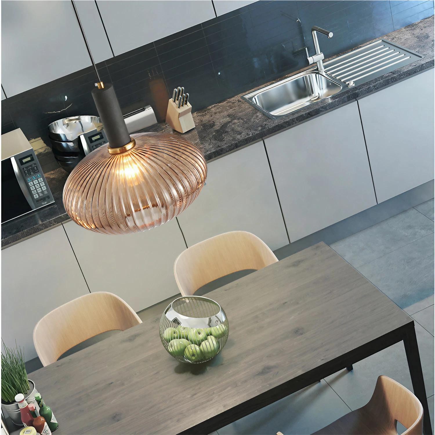 Vintage Design Stained Glass Pendant Light K67