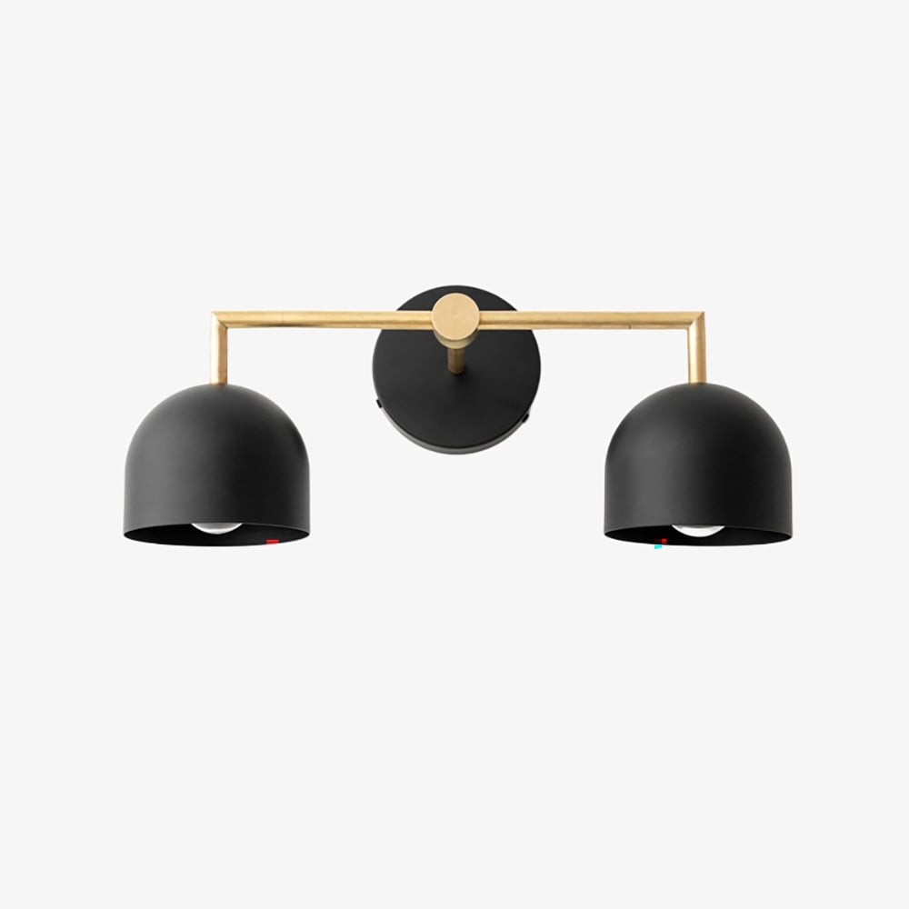 Metio Dome Farmhouse Vanity Wall Lamp - Colorful Dome Wall Sconce for Dressing Room K1596