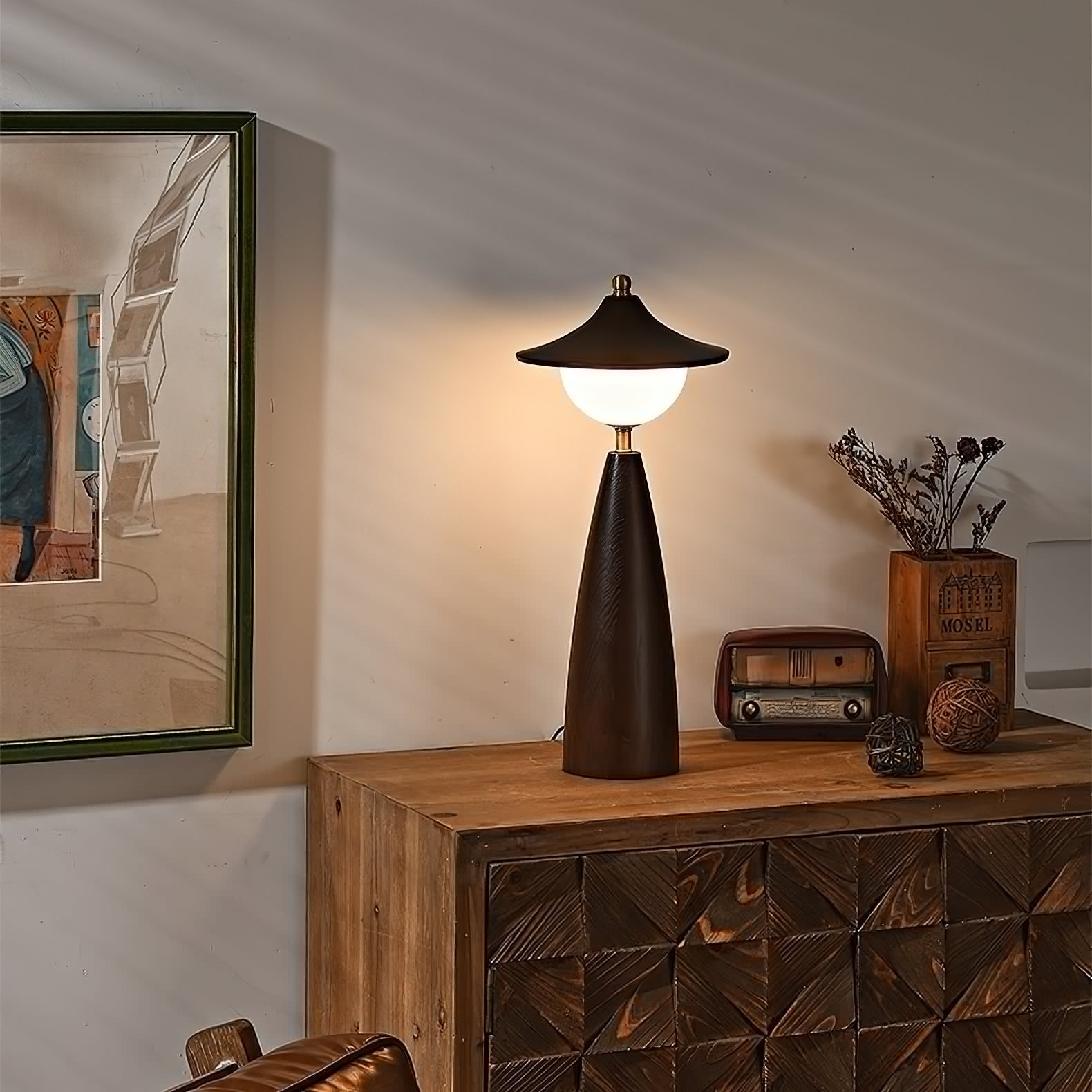 French Retro LED Bedside Table Lamp for Bedroom K719