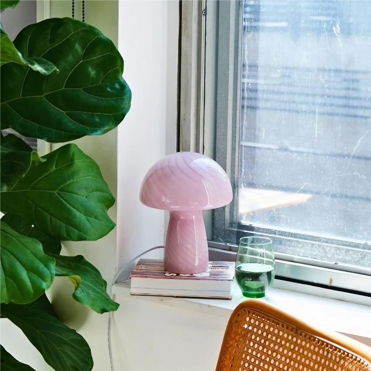 Modern Design Stained Glass Mushroom Lamp K51