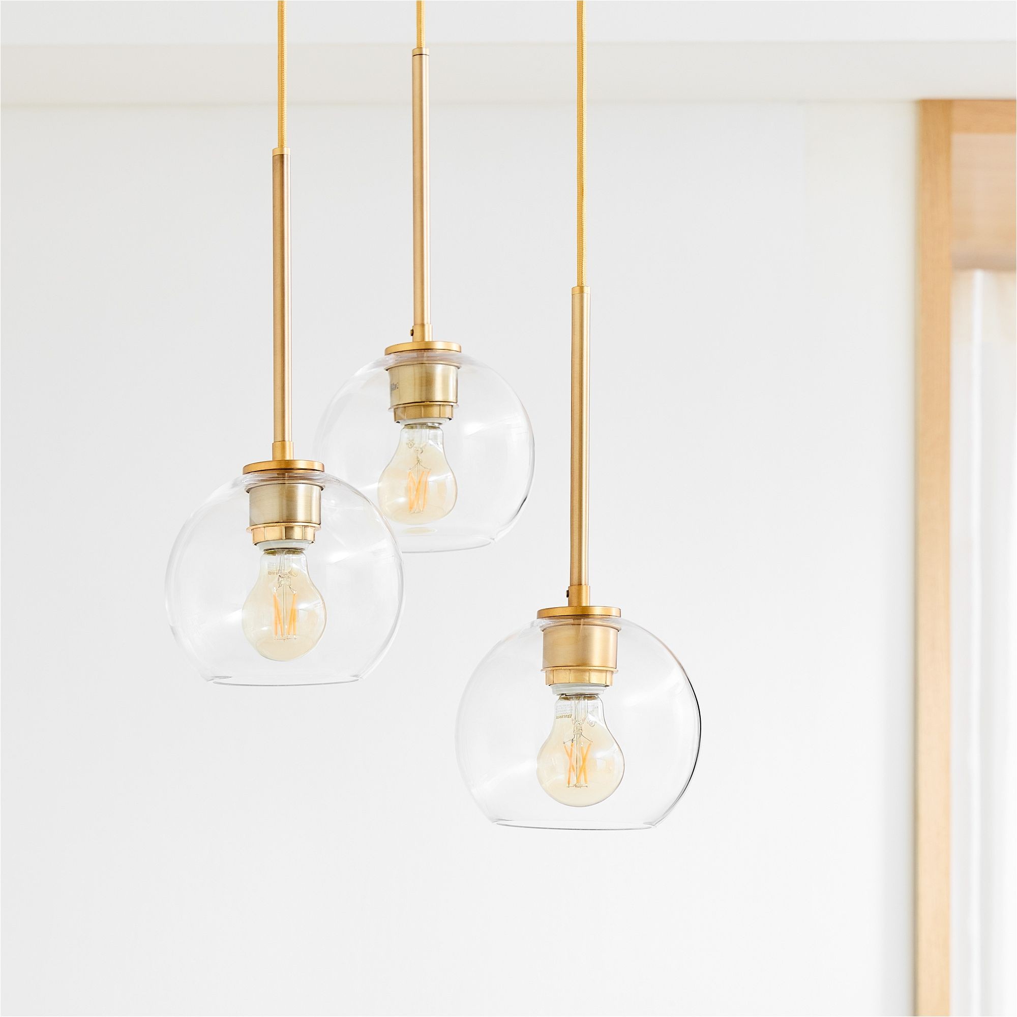 Selvion Minimalist Crystal Chandelier - Handcrafted Glass Sculptural Lighting Fixture K1220