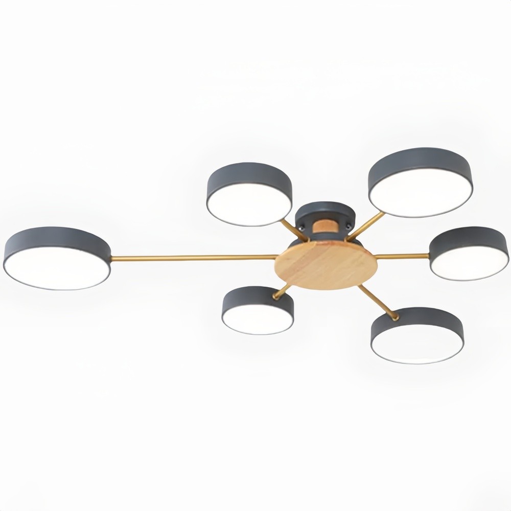 Nordic Multi Heads Round Led Ceiling Light K934