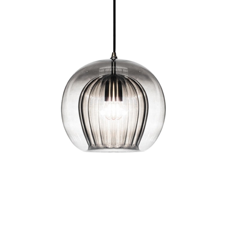 Modern Pleated Glass Pendant Light K862
