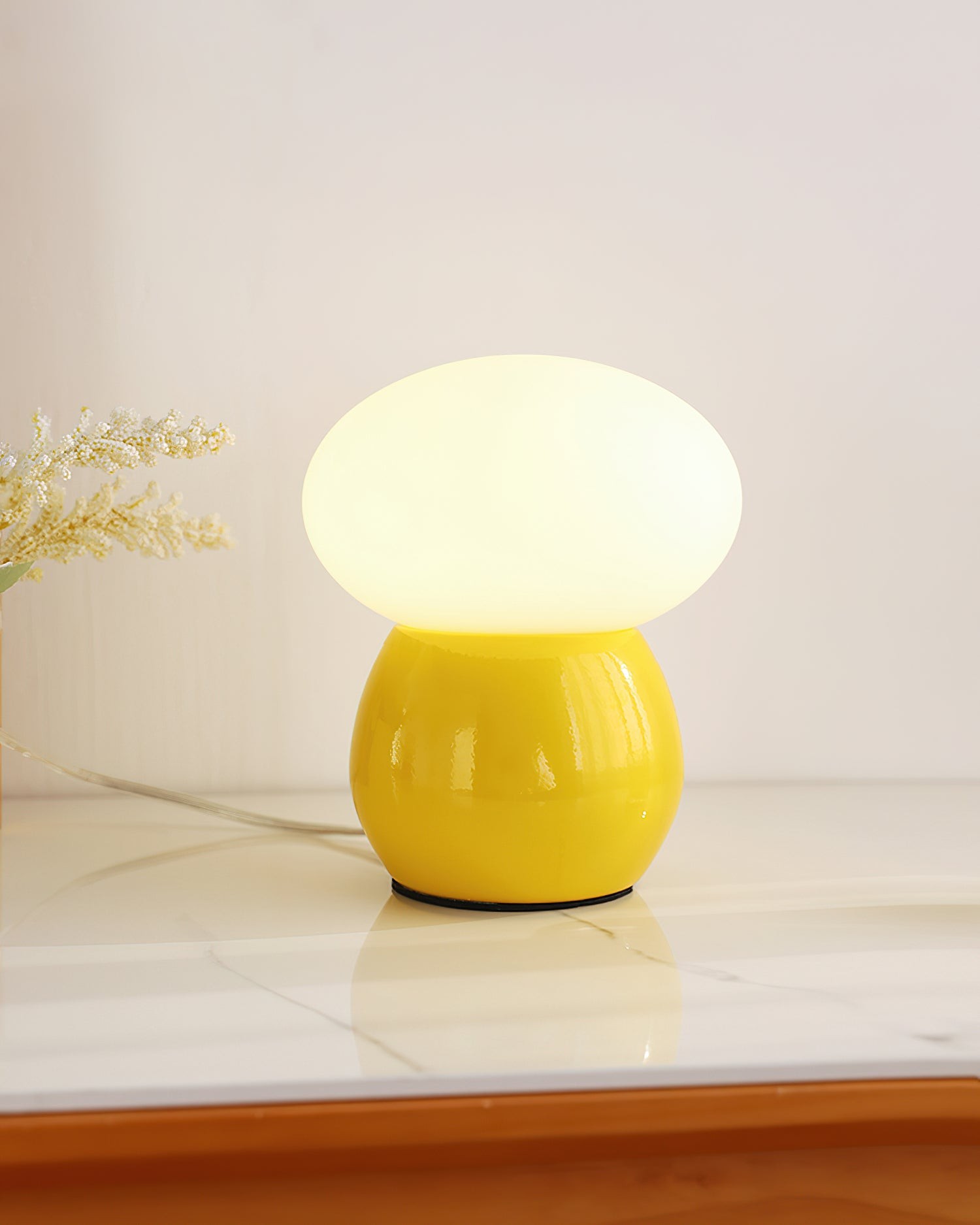 Modern Cream Style Mushroom Table Lamp K684