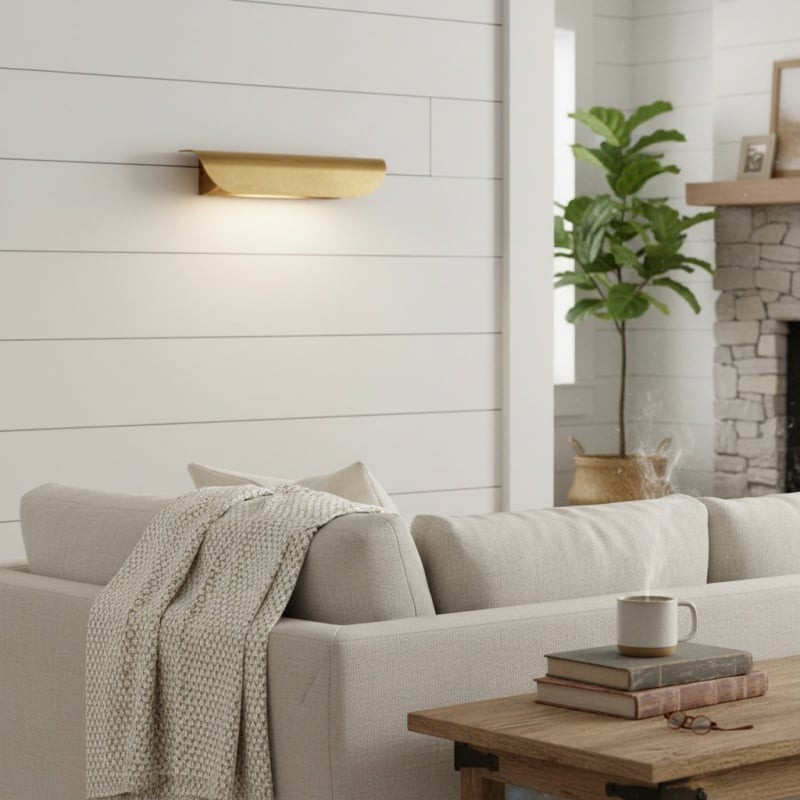 Hidra Modern Metal Wall Sconce - Minimalist Down-Light Sconce for Modern Homes K1691