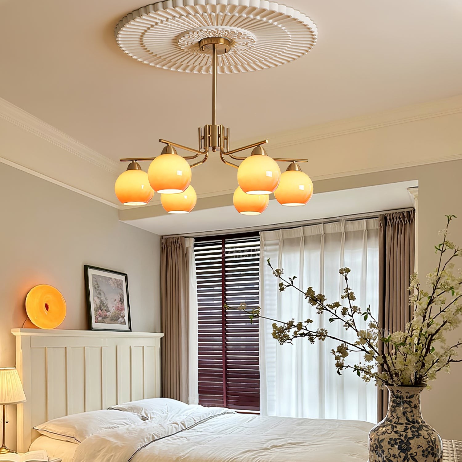 Creative Caramel Spherical Pendant Lamp K293