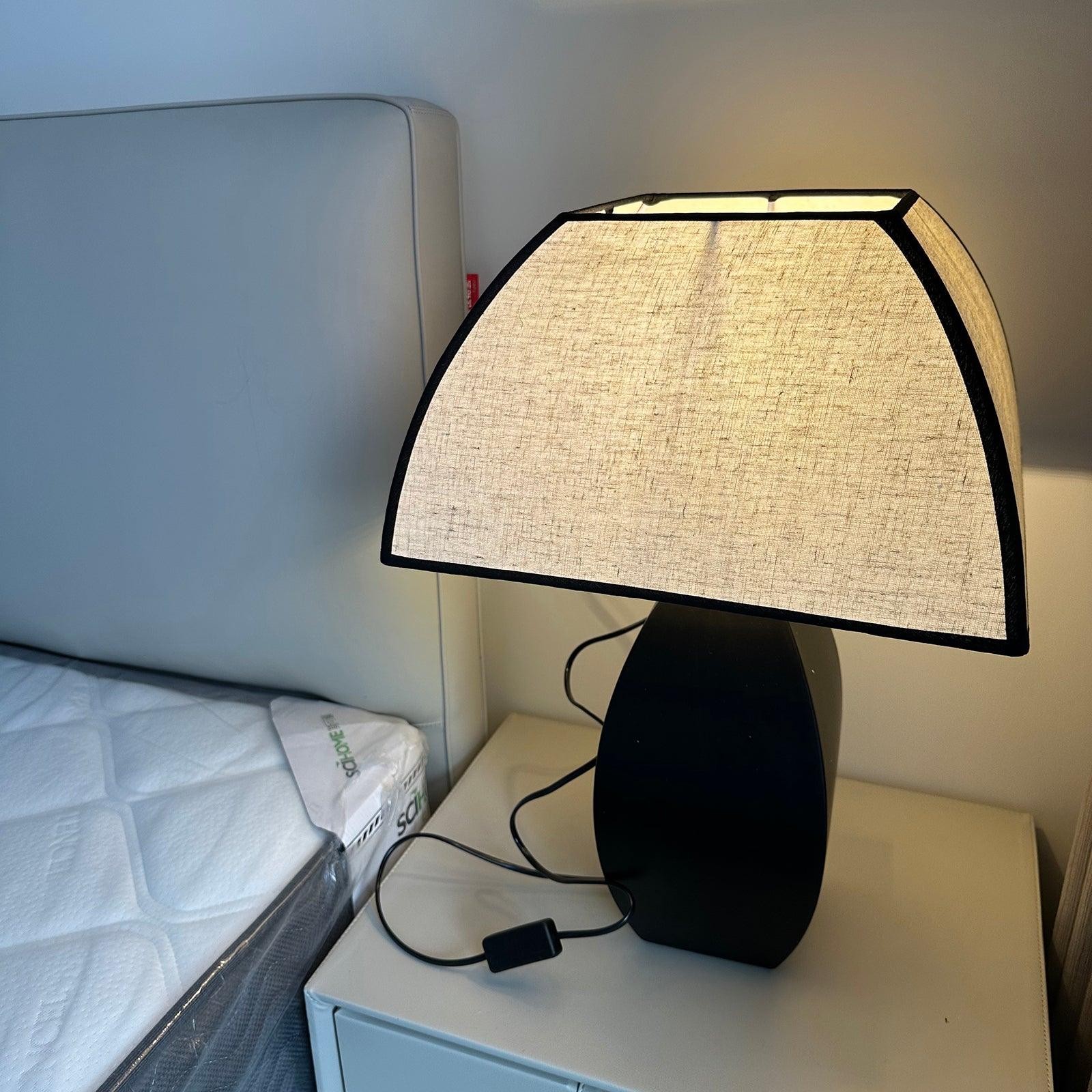 Retro Metal Mushroom Fabric Table Lamp K430