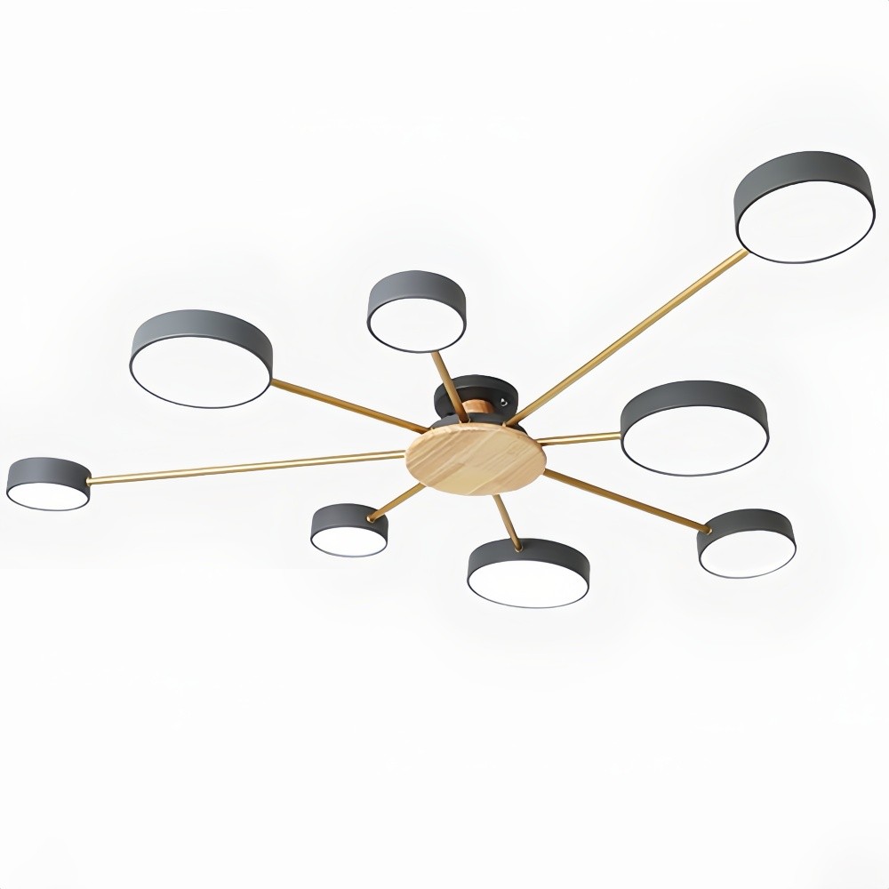 Nordic Multi Heads Round Led Ceiling Light K934