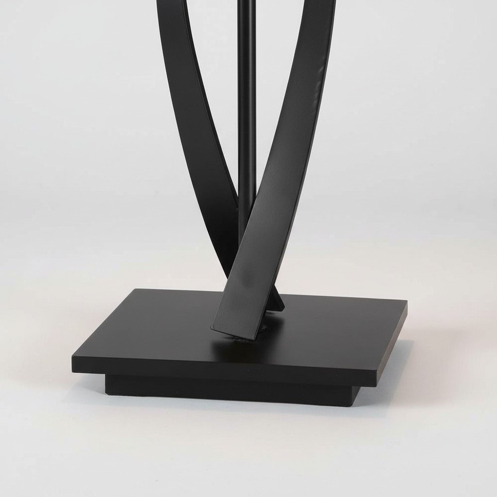 TF Allanton Tapered Table Lamp - Vintage Geometric Glass for Bedside and Study K1821