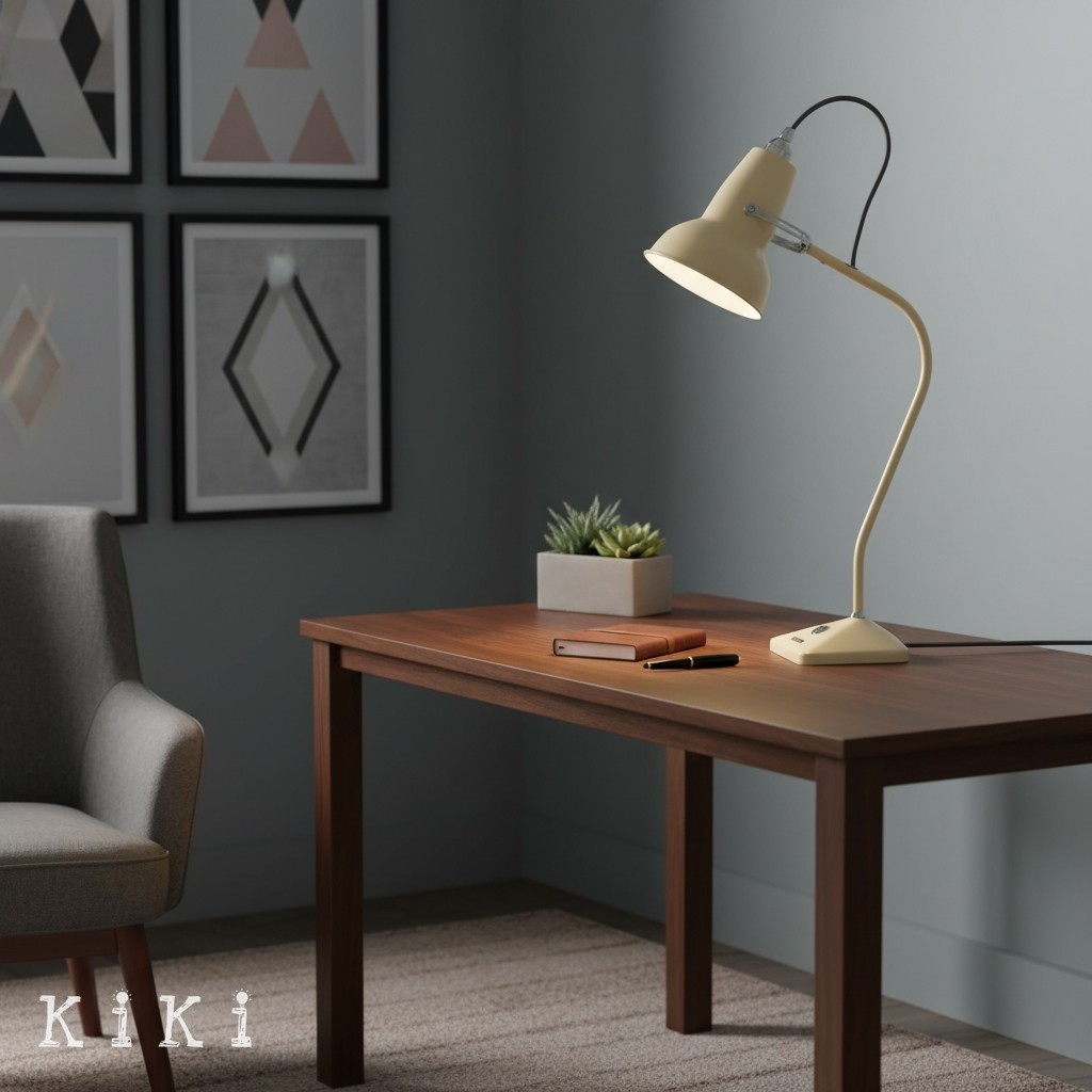 Modryx Pyramid Base Table Lamp - Classic Accent Lighting for Home K2151