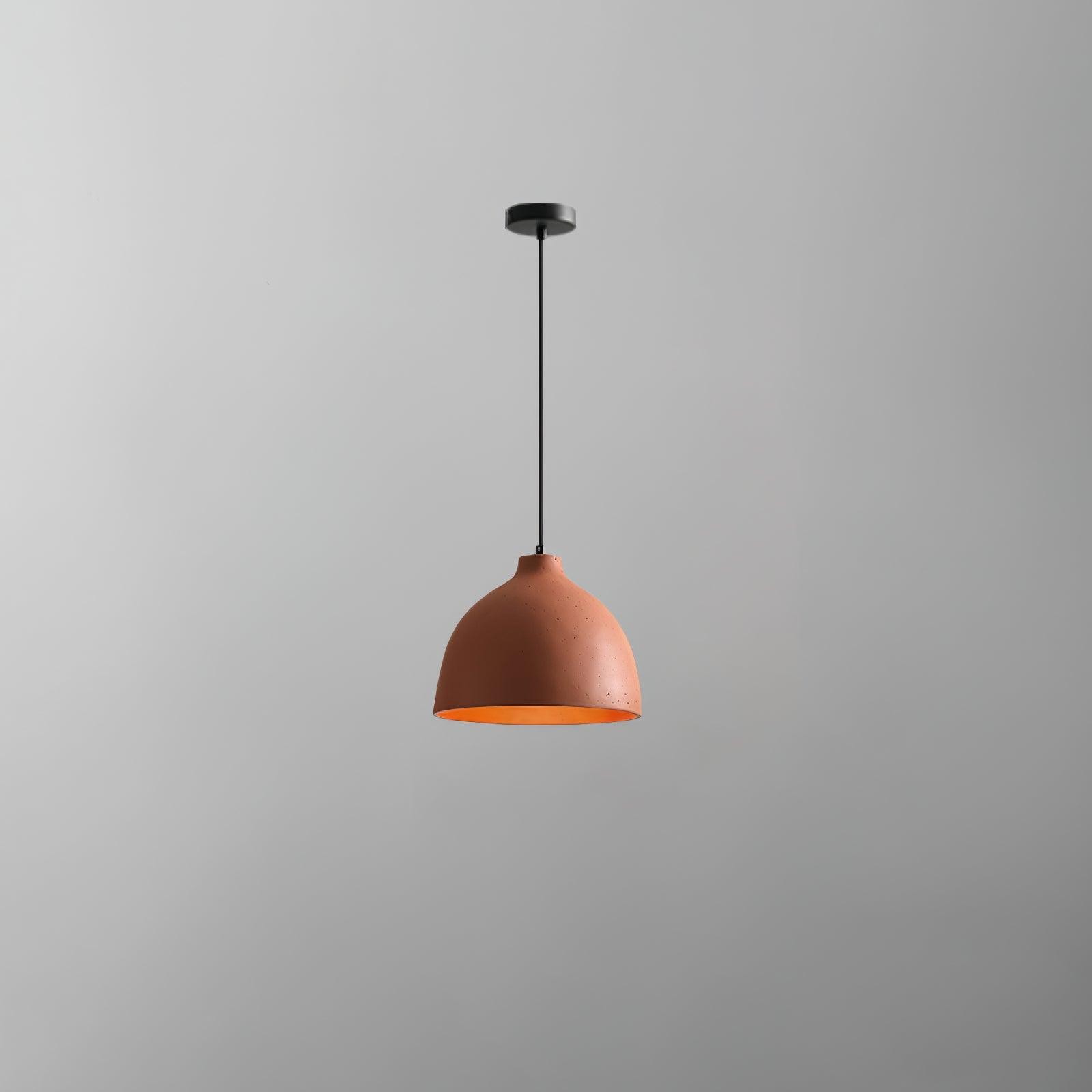 Modern Minimalist Industrial Resin Bowl LED Pendant Light K620