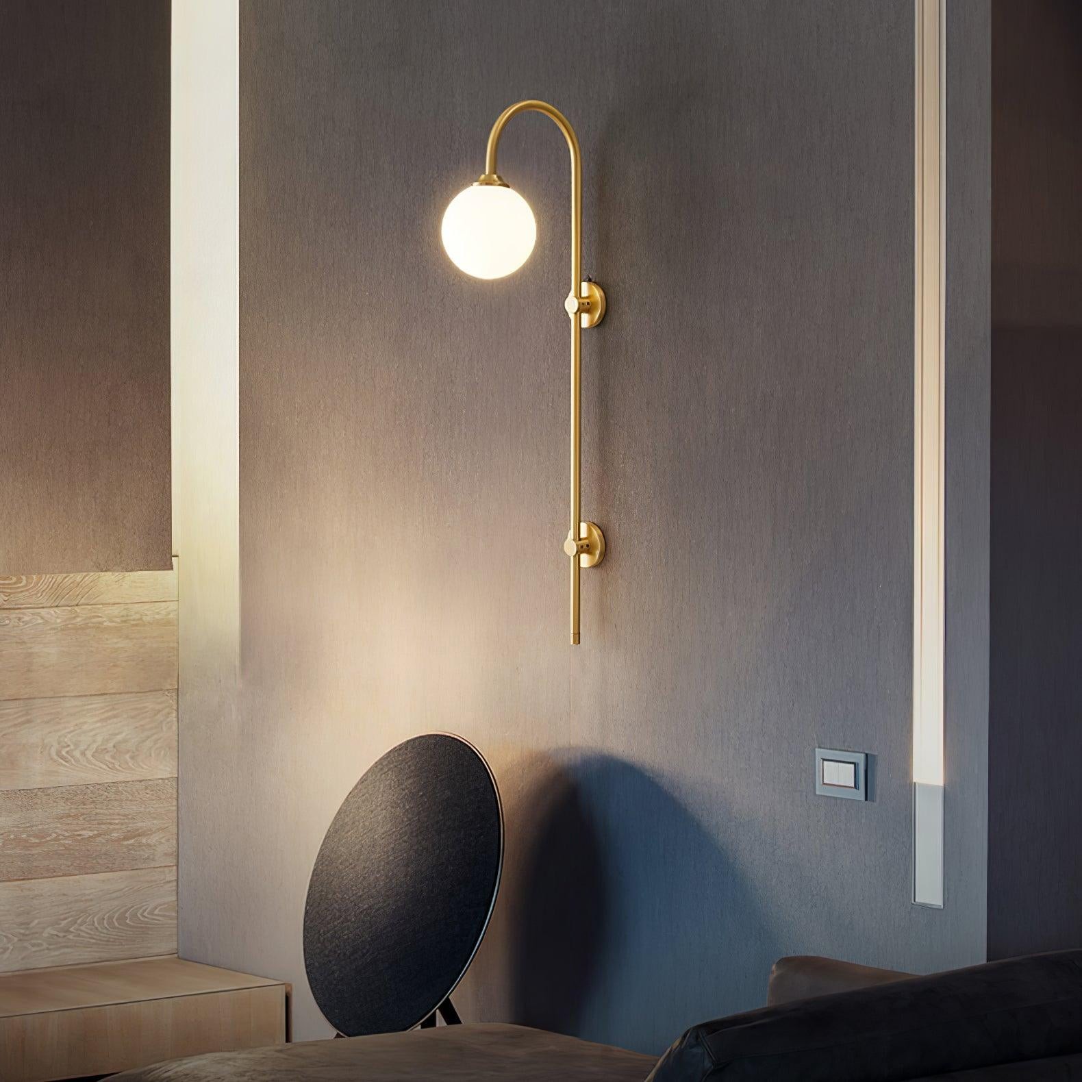 Globe Brass Wall Sconce K410