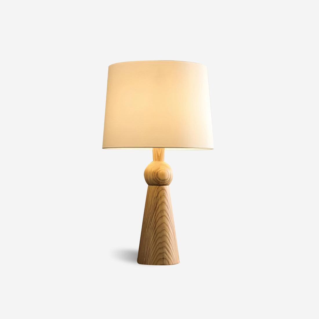 Nordic Retro Solid Wood Fabric Table Lamp K256