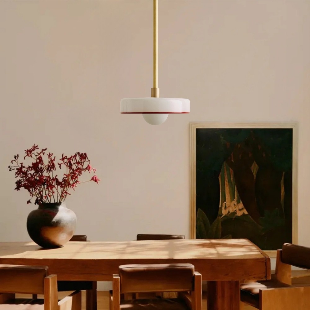 Nordic Metal Rod Disc Orb Pendant Light K943