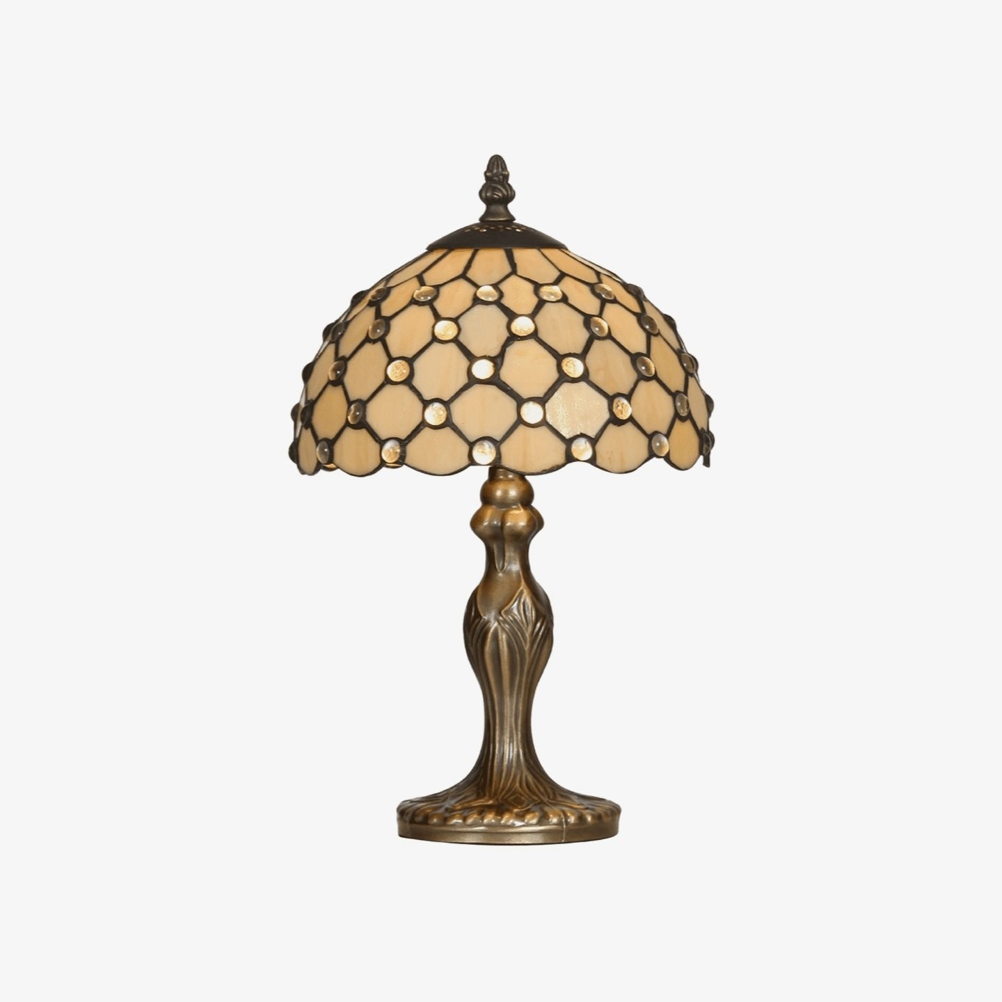 TF Harken Decorative Jewel Table Lamp - Stunning Glass Design Table Lamp K1914