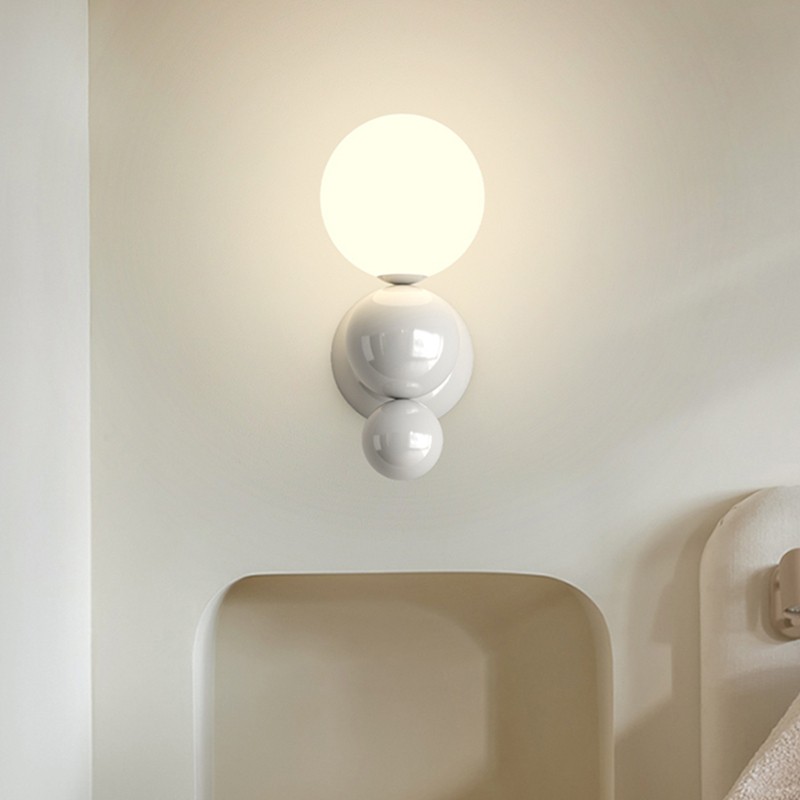 Cream Style Globe Bubble Wall Sconce K130