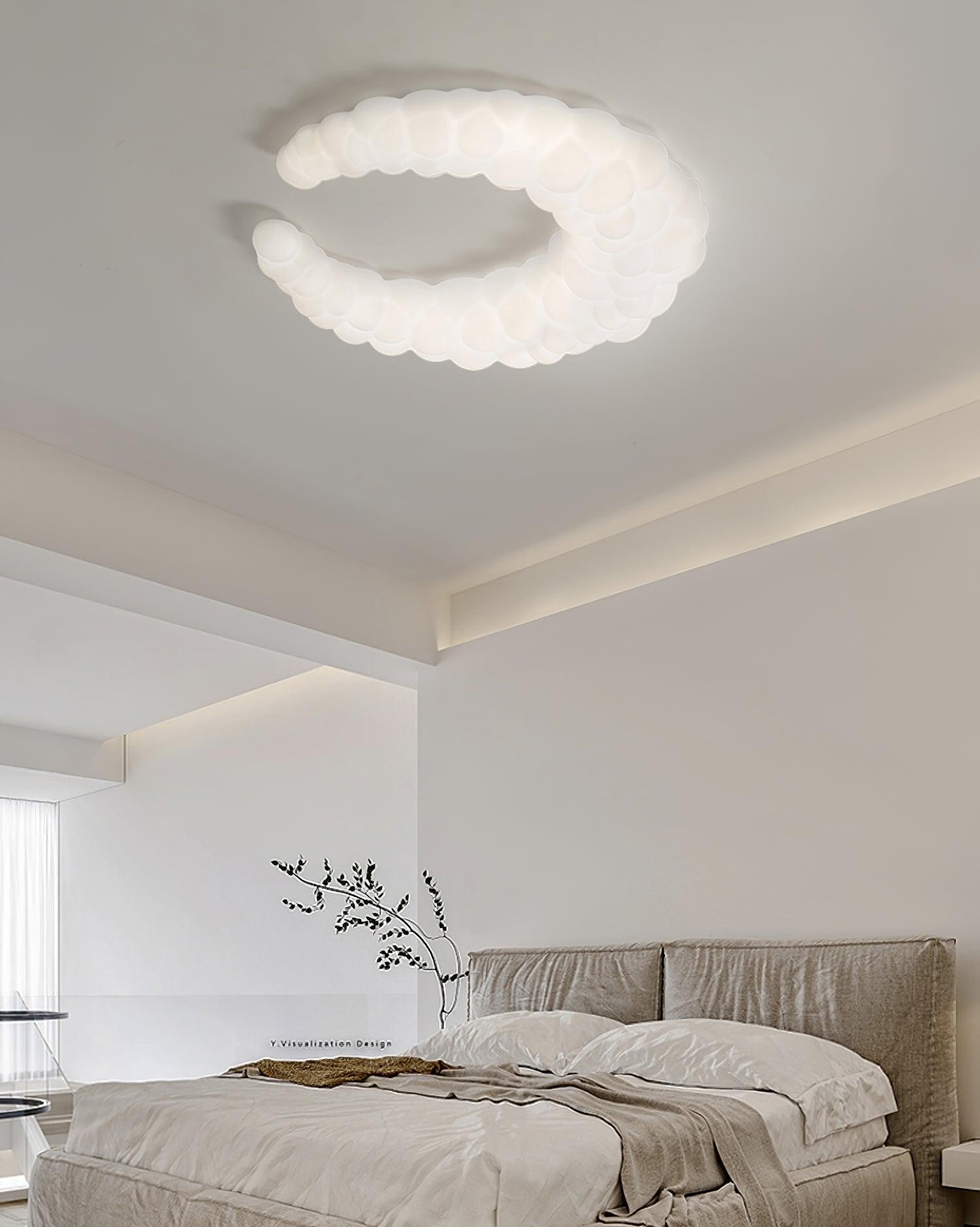 Cream Style Moon Ceiling Lamp K248