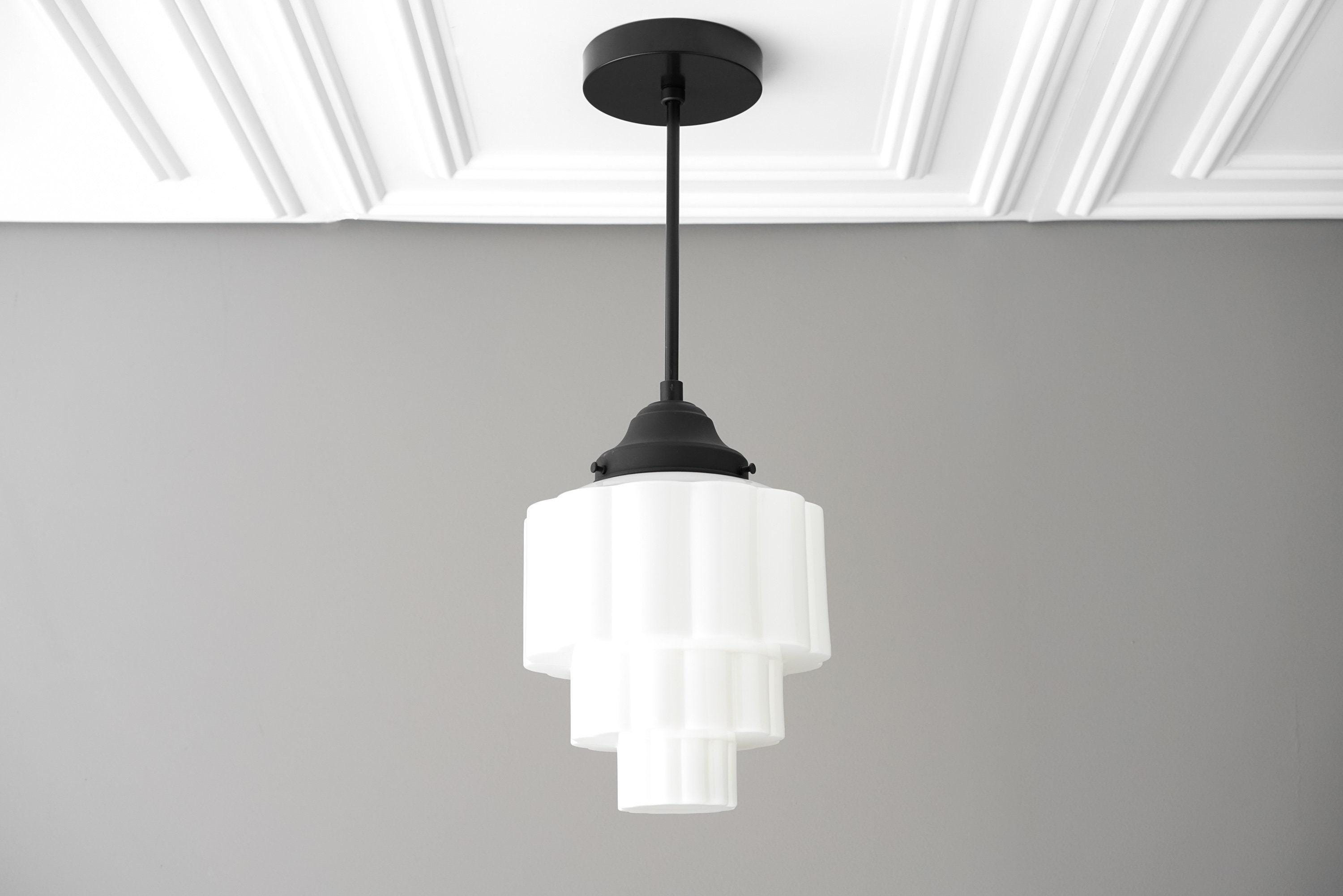 Geotower Glass Pendant Light - Elegant Home Lighting K1481