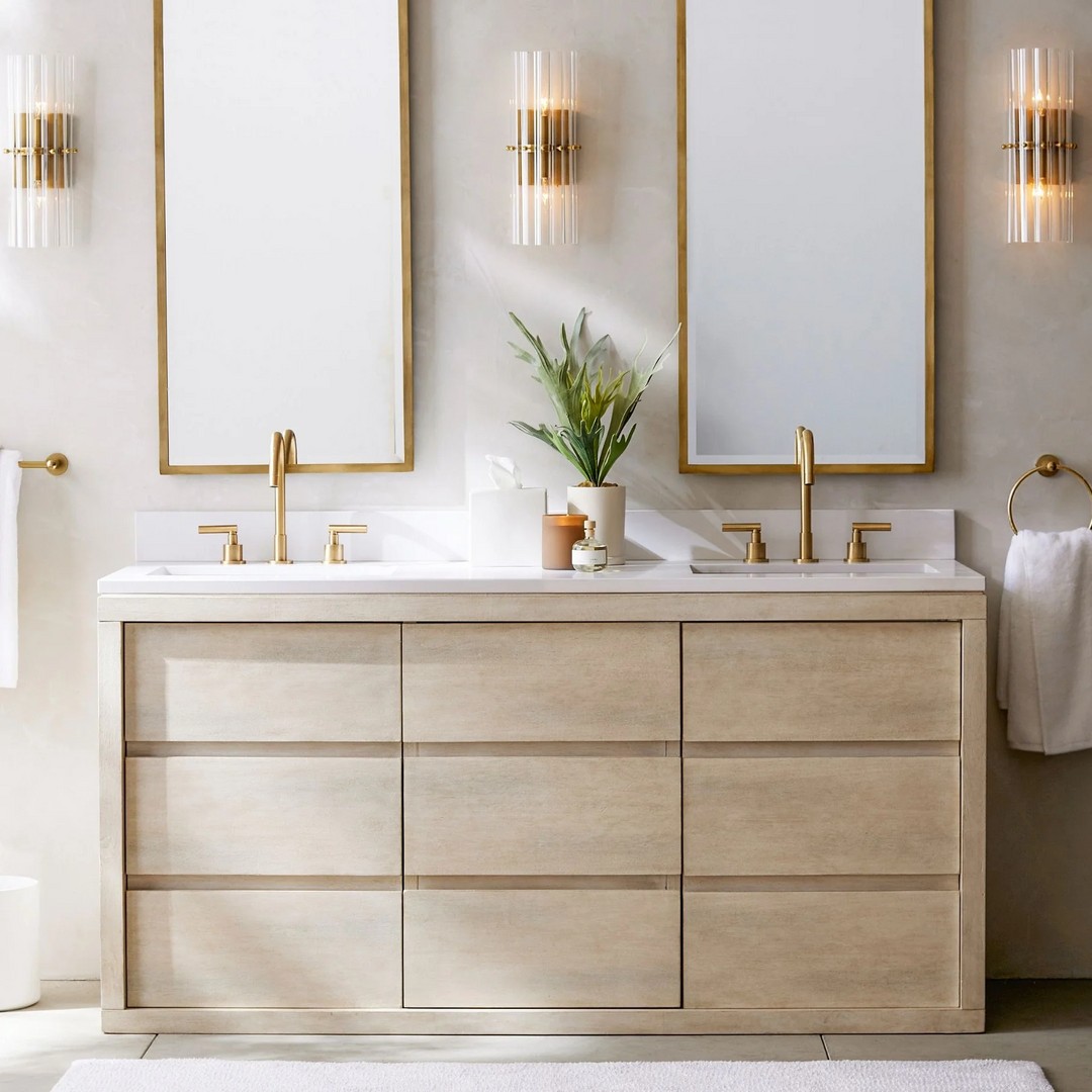 Modern Crystal Wall Light with Gold Finish K901