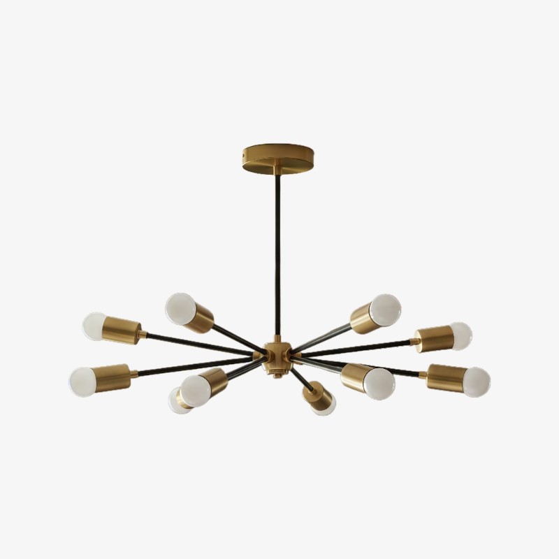 Mobilux Line Modern Chandelier - Mid Century Ceiling Light Fixture K1546