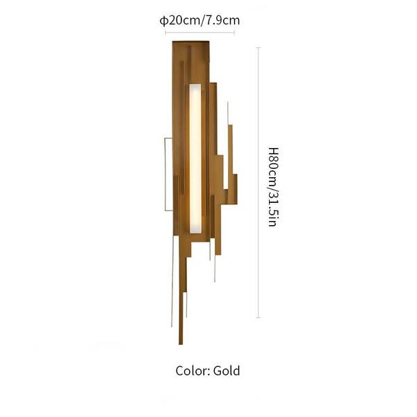 Metal Sculpted Wall Sconce