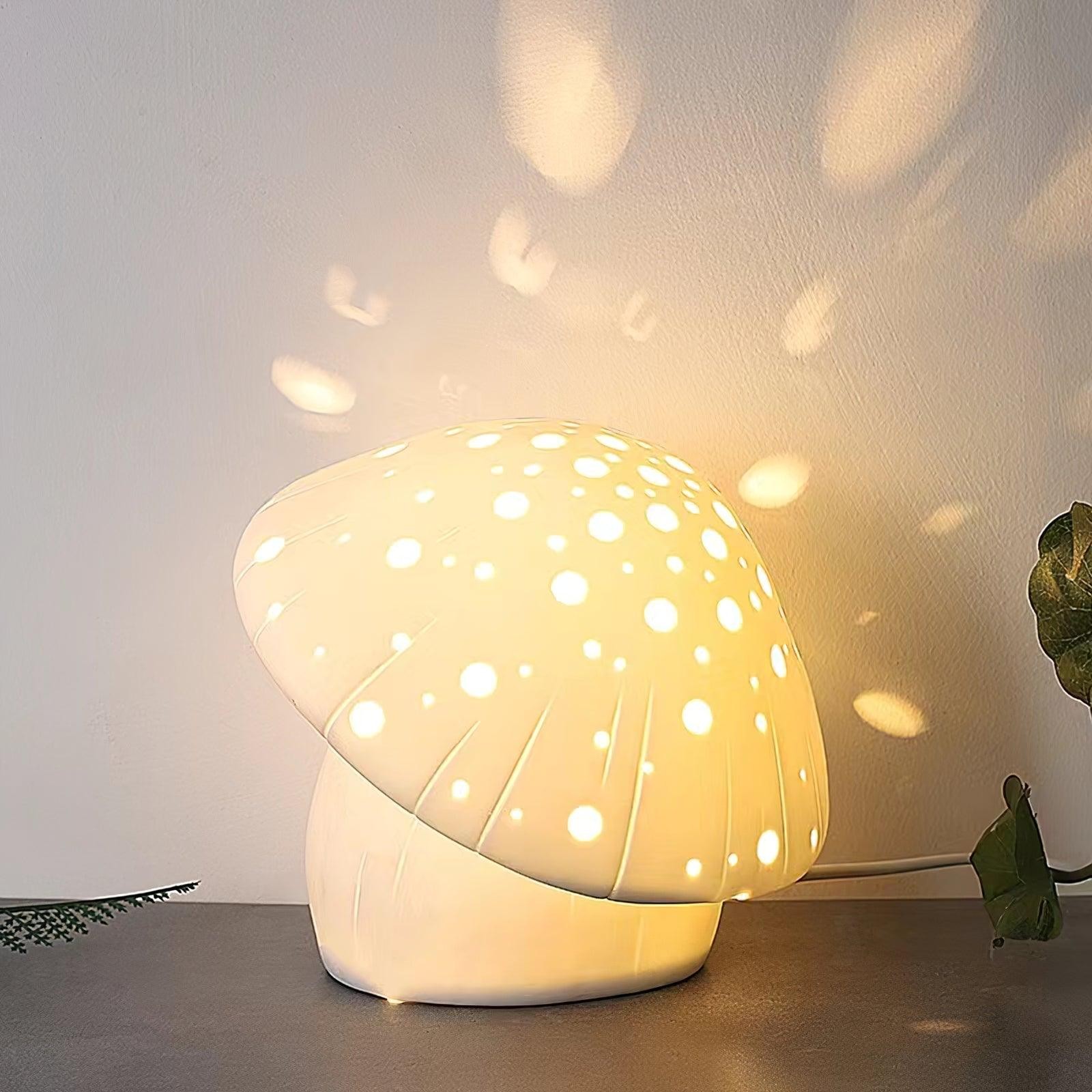 Cartoon Mushroom Skeletonized Table Lamp K398