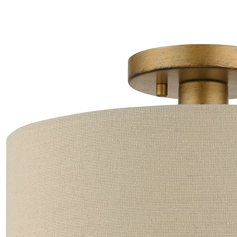 Lumeris Elegant Linen Blend Design Ceiling Light with Modern Style for Living Room K2406