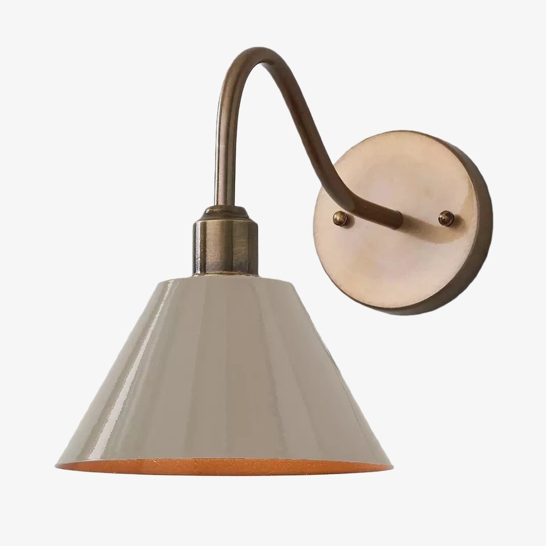 Narix Industrial Wall Sconce - Sleek Tapered Shape for Lounge and Dining Area K2120