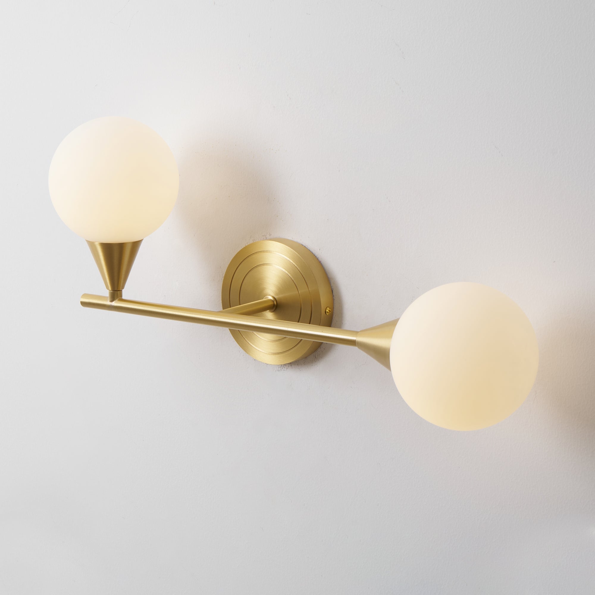 Holten Brass Armed Sconce D409