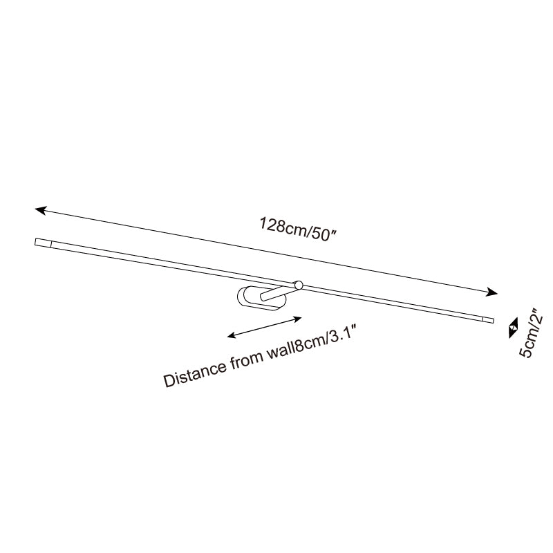 Kady Linear Rechargeable Version Wall Lamp D58