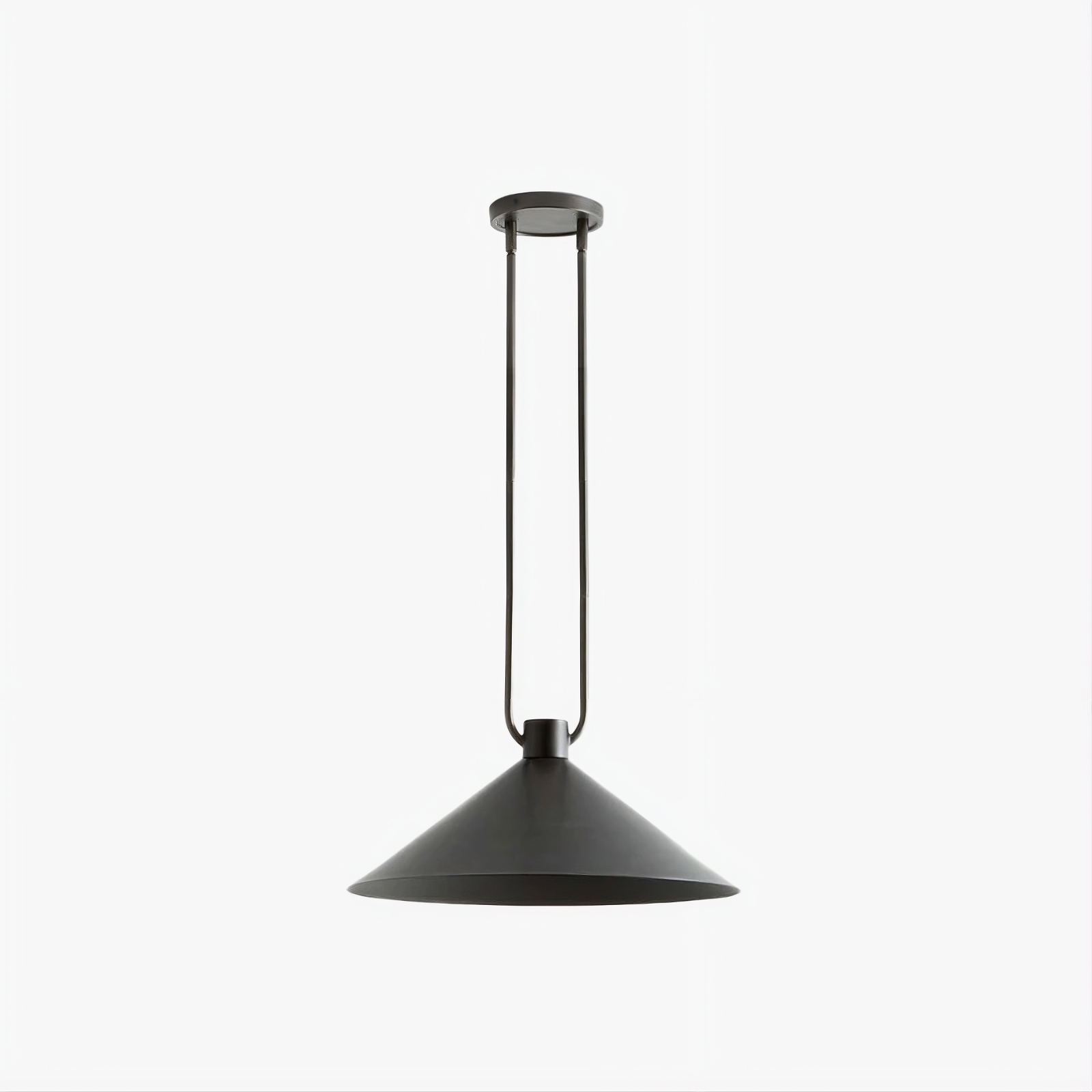 Vaxeuran Industrial Metal Cone Pendant Light - Modern Industrial Design for Kitchens and Dining K2404