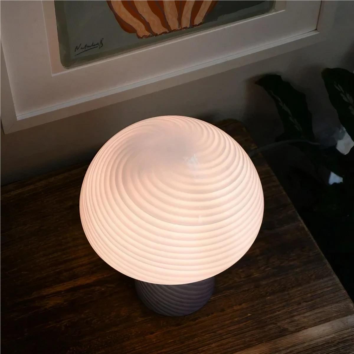 Modern Design Stained Glass Mushroom Lamp K51